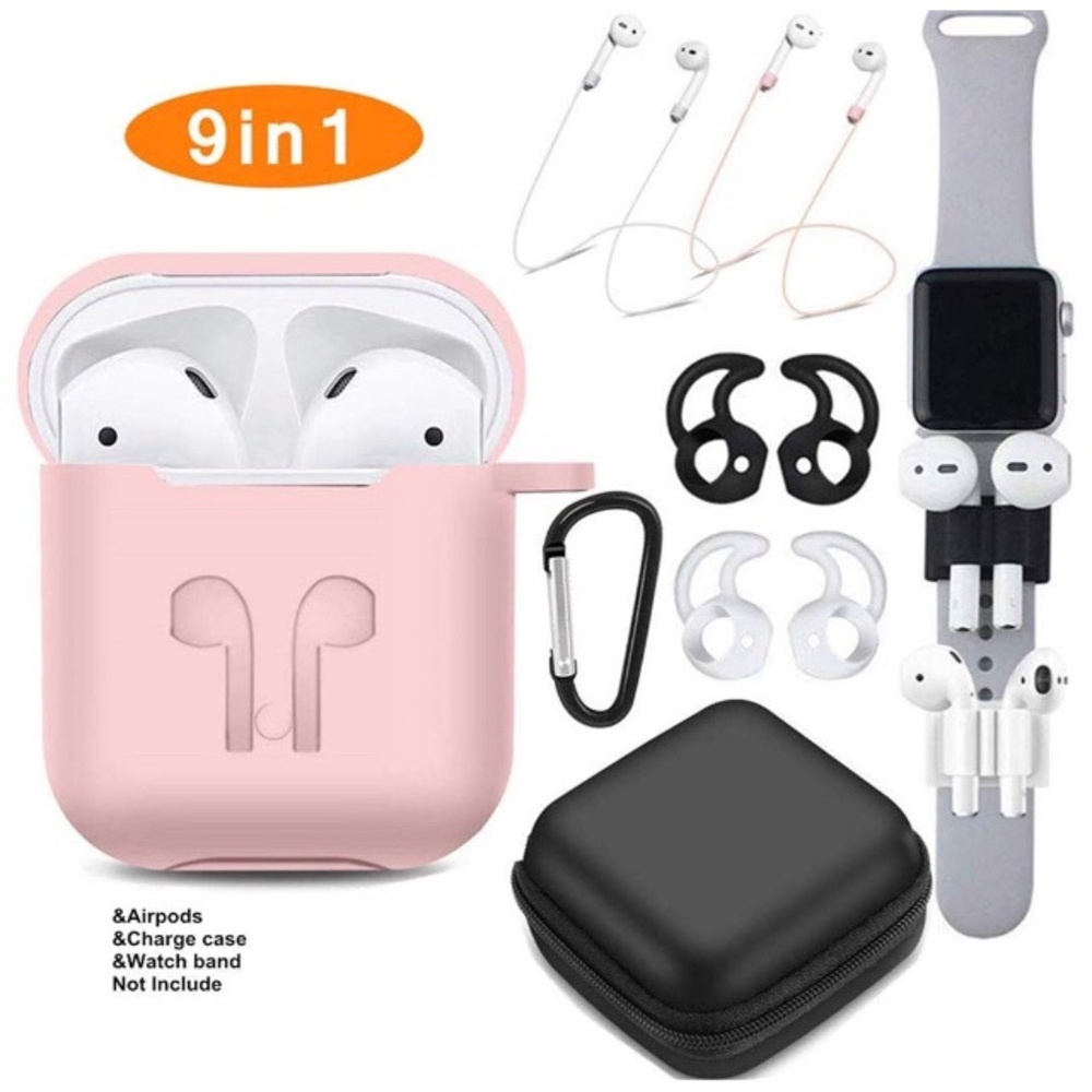 9 in 1 AirPod 1&2 protective case & accessories